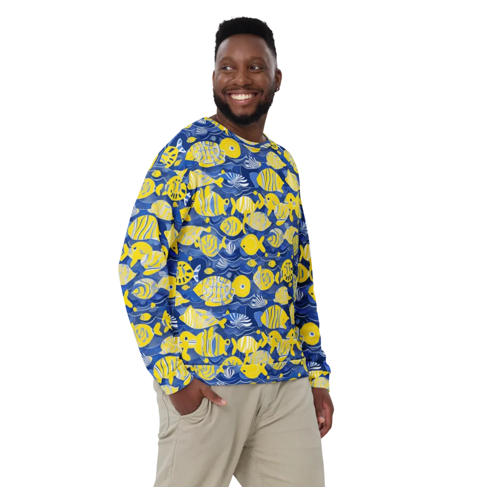 Sapphire Shoal on Sweatshirt — Front