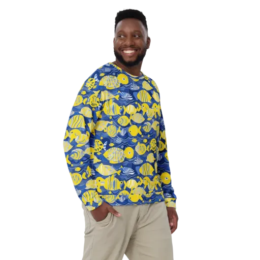 Sapphire Shoal on a Sweatshirt
