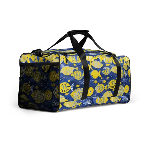 Sapphire Shoal on a Duffle Bag