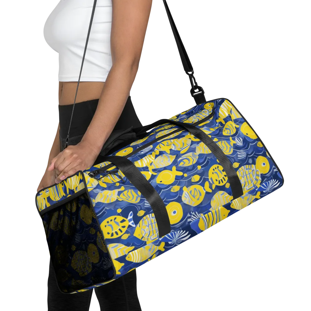 Sapphire Shoal on Duffle Bag — Front