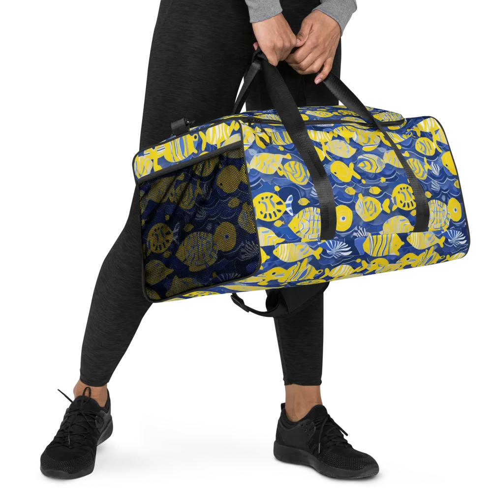 Sapphire Shoal on Duffle Bag — Right Front