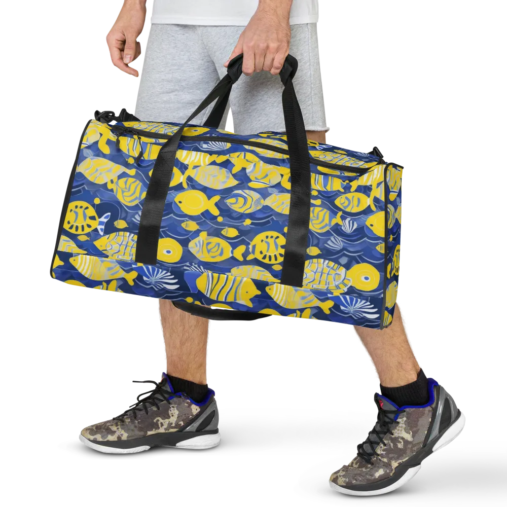 Sapphire Shoal on Duffle Bag — Front