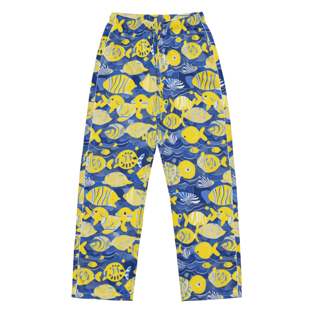 Sapphire Shoal on Women's Pajama Pants — Front