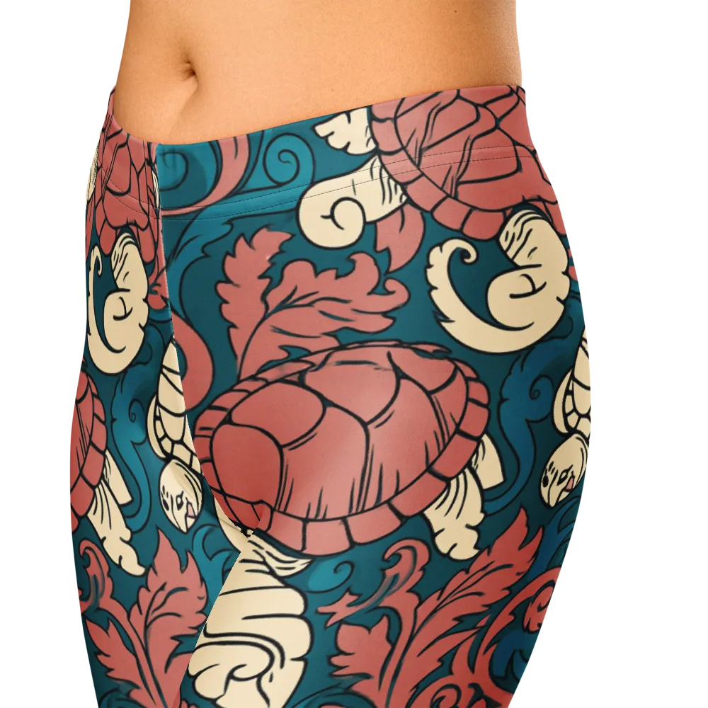 Tidal Baroque on Capri Leggings — Zoomed-in