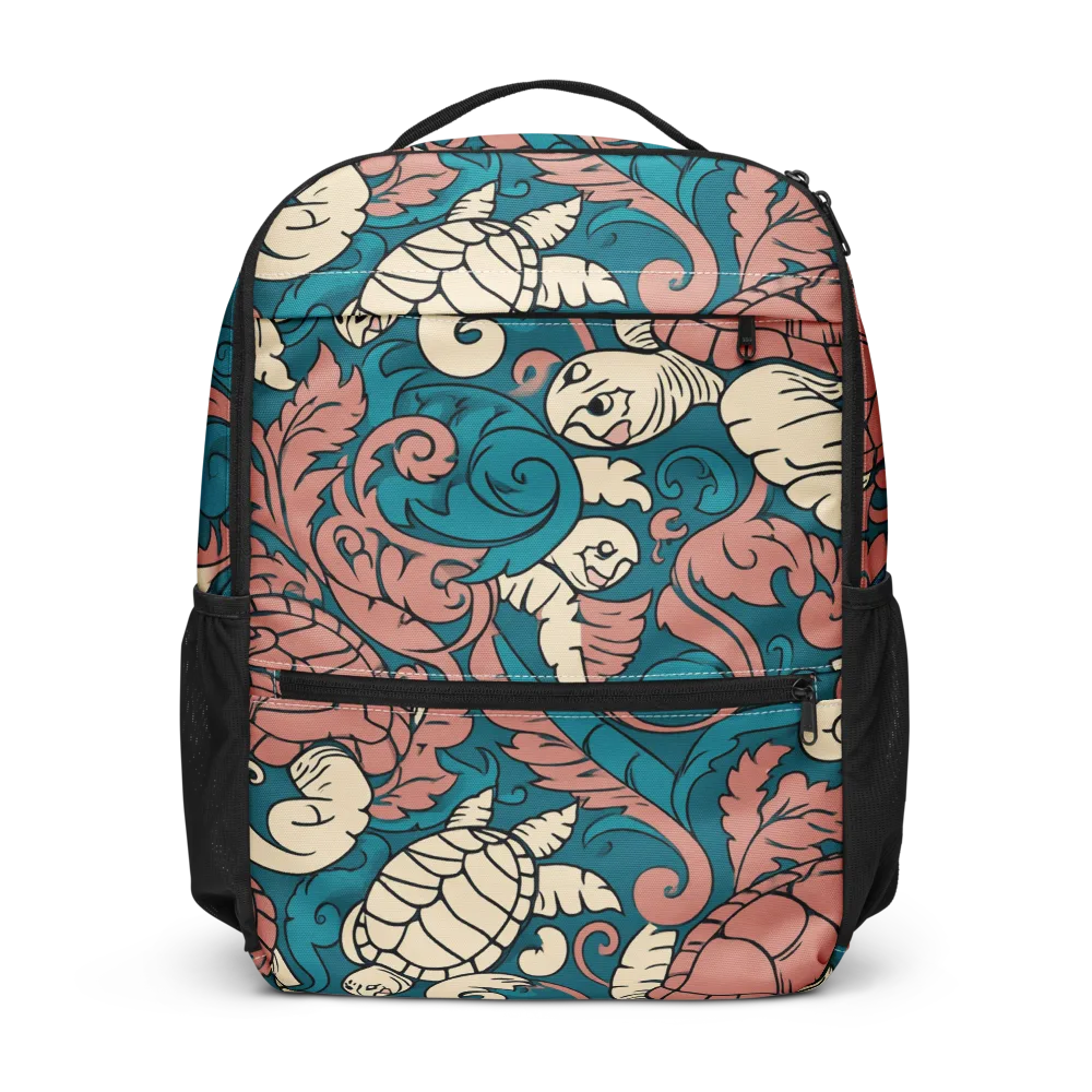 Tidal Baroque on Utility Backpack — Front