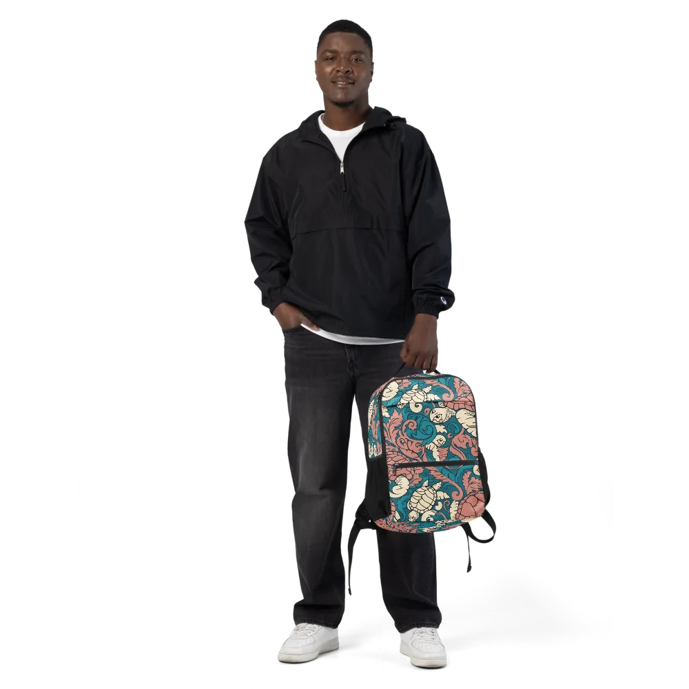 Tidal Baroque on Utility Backpack — Front