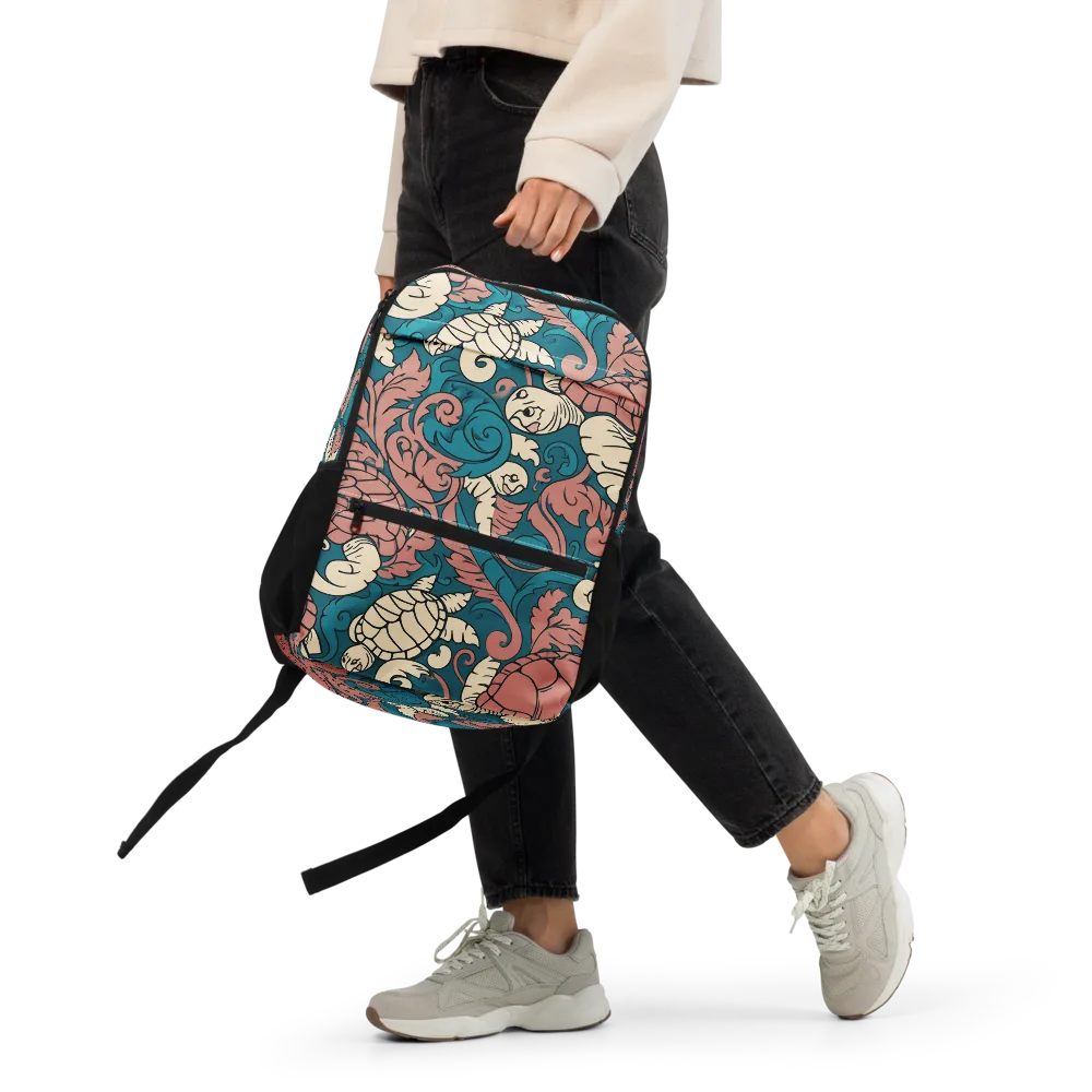 Tidal Baroque on Utility Backpack — Front