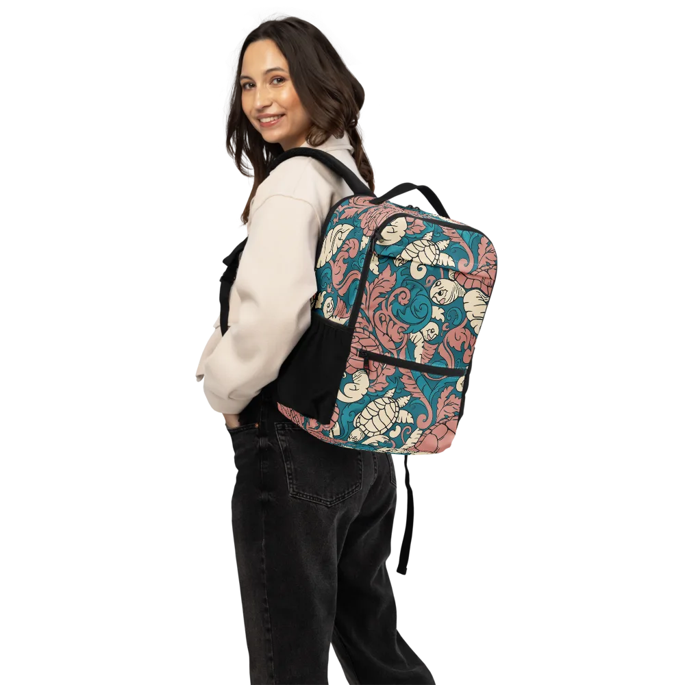 Tidal Baroque on Utility Backpack — Back