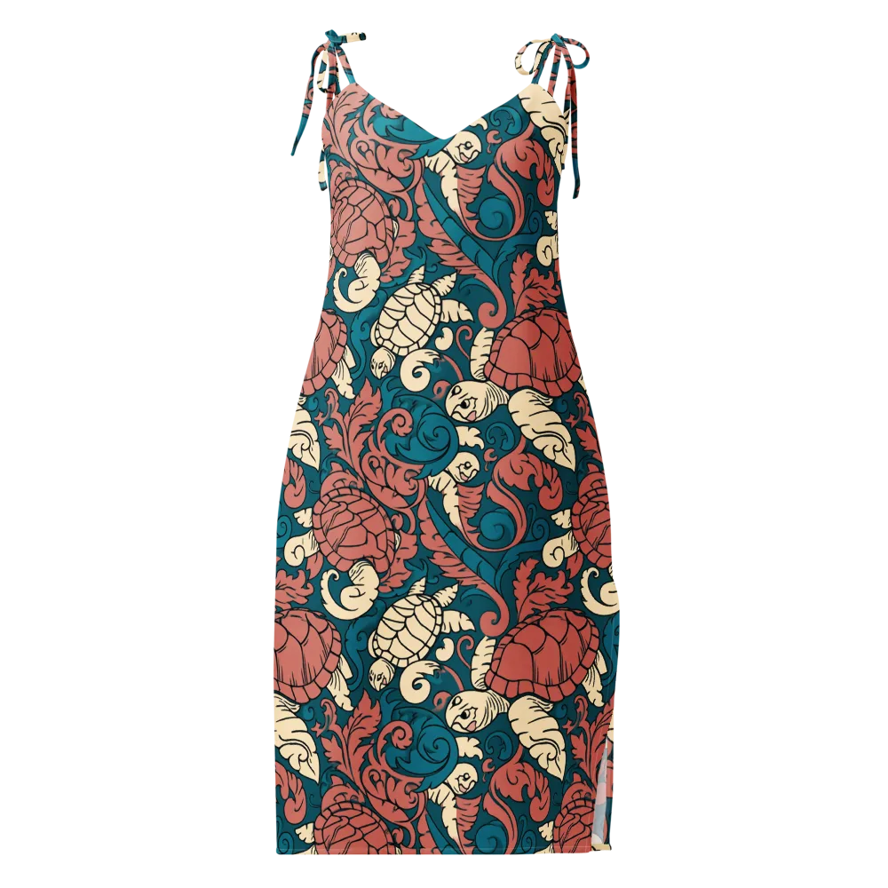 Tidal Baroque on Slip Dress — Front