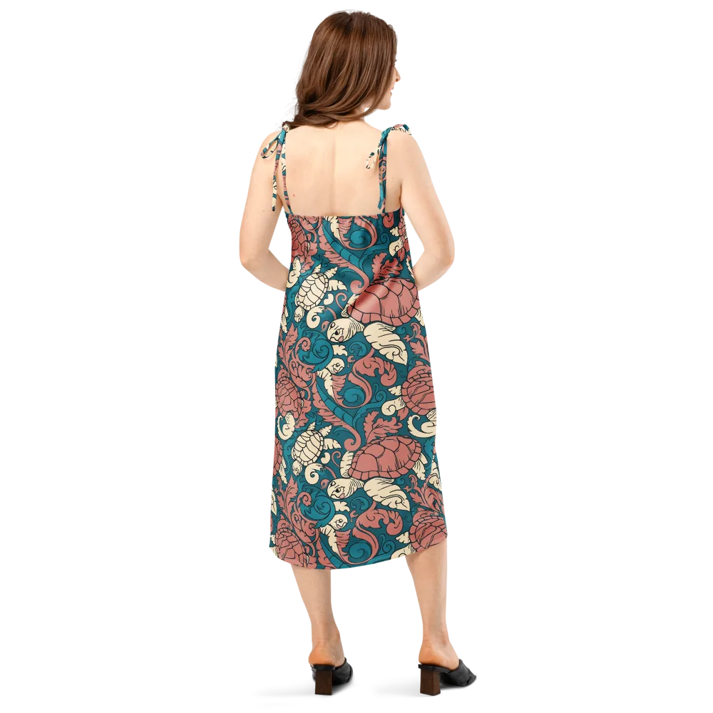 Tidal Baroque on Slip Dress — Back