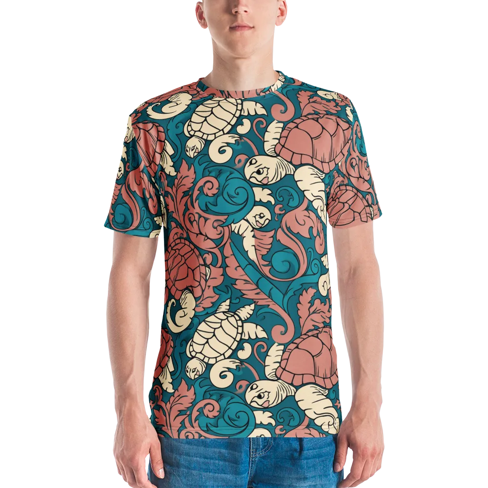 Tidal Baroque on Men's Crew Neck T-Shirt — Front