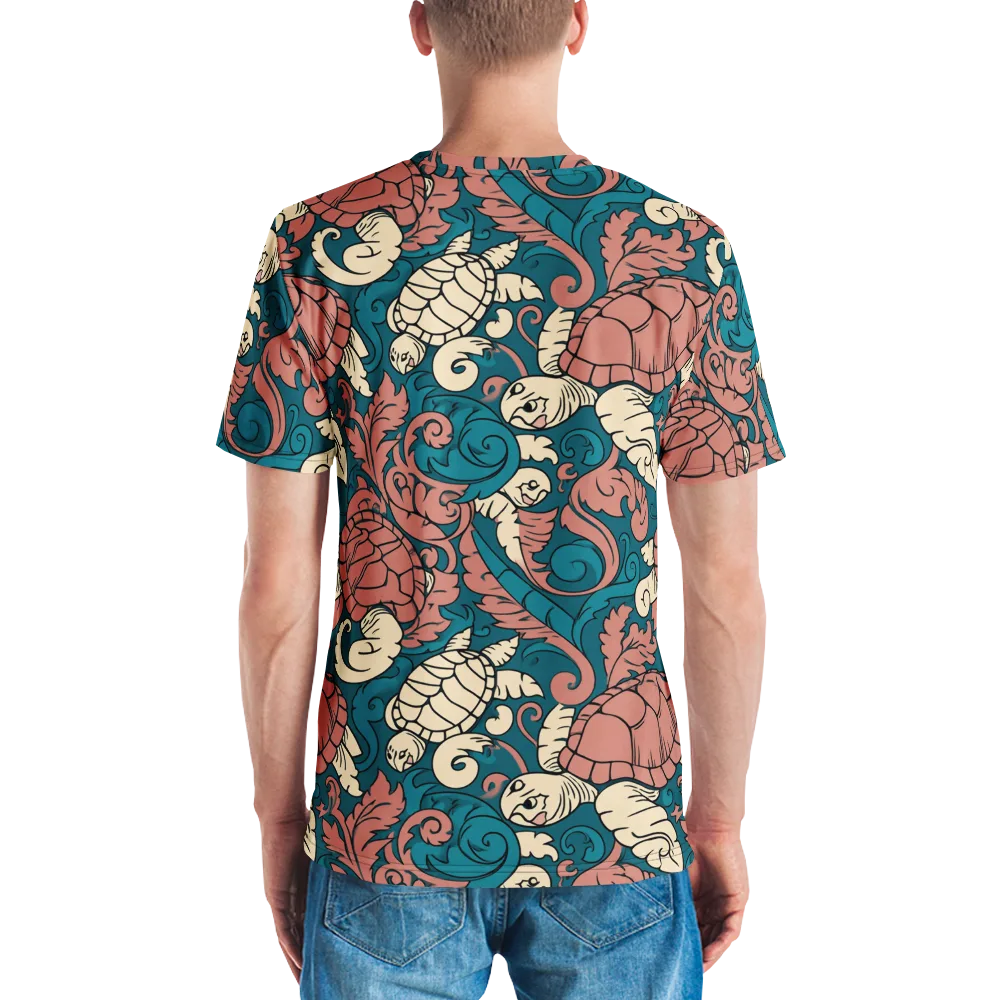 Tidal Baroque on Men's Crew Neck T-Shirt — Back