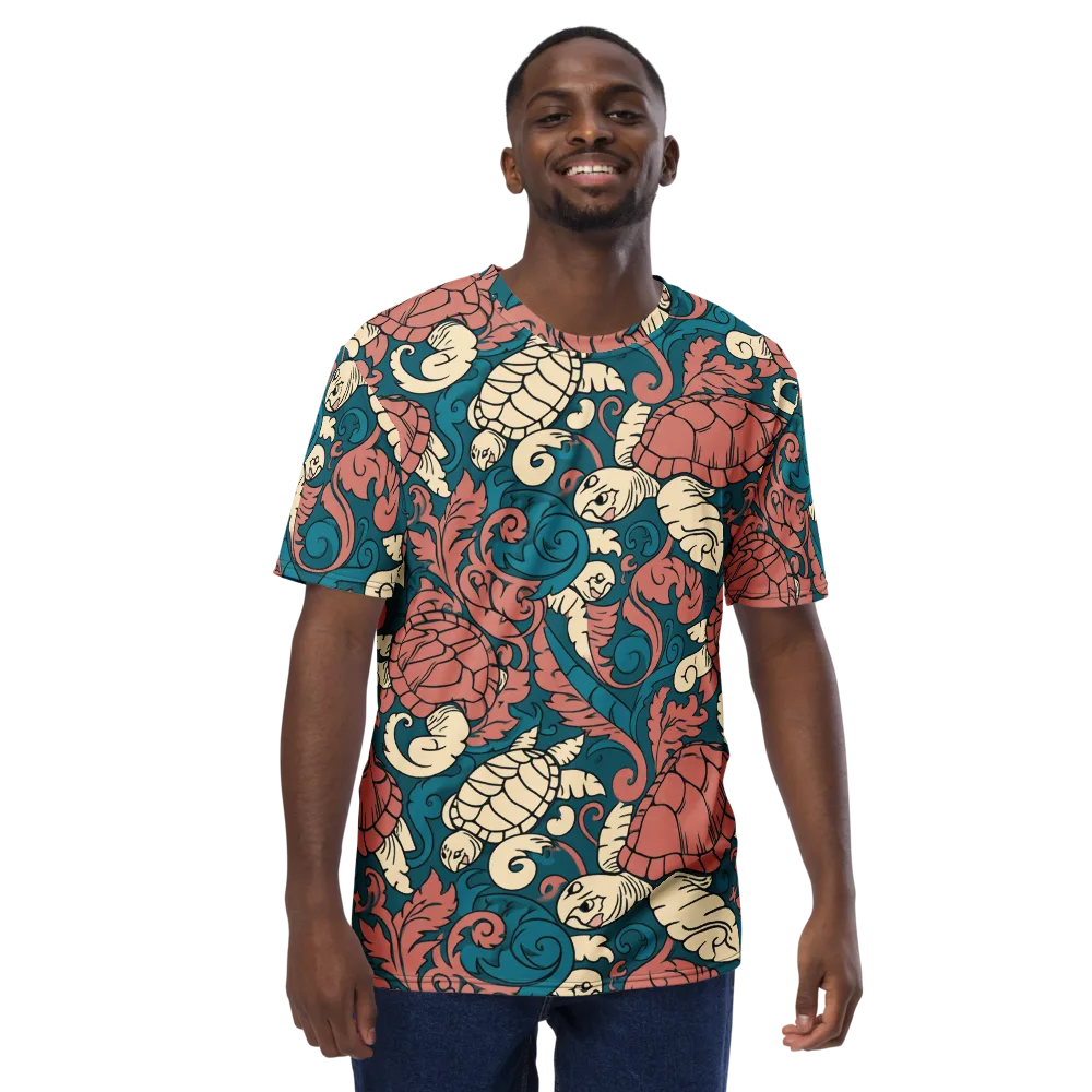 Tidal Baroque on Men's Crew Neck T-Shirt — Front