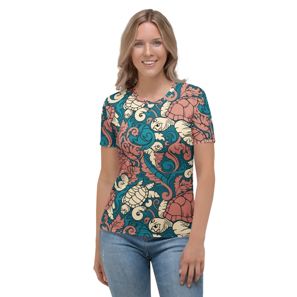Tidal Baroque on Women's Crew Neck T-Shirt — Front