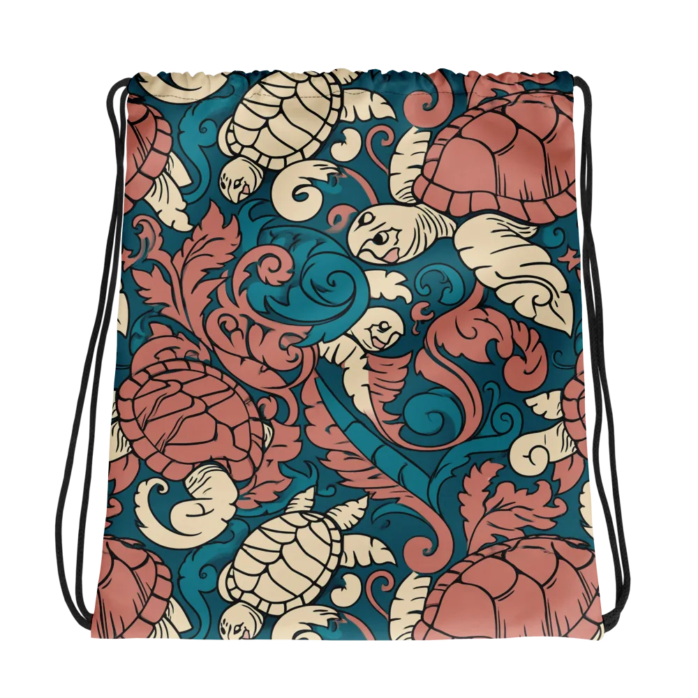 Tidal Baroque on Drawstring Bag — Photo