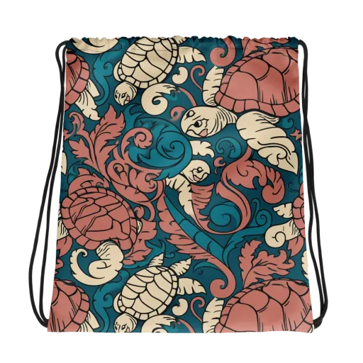 Tidal Baroque on a Drawstring Bag
