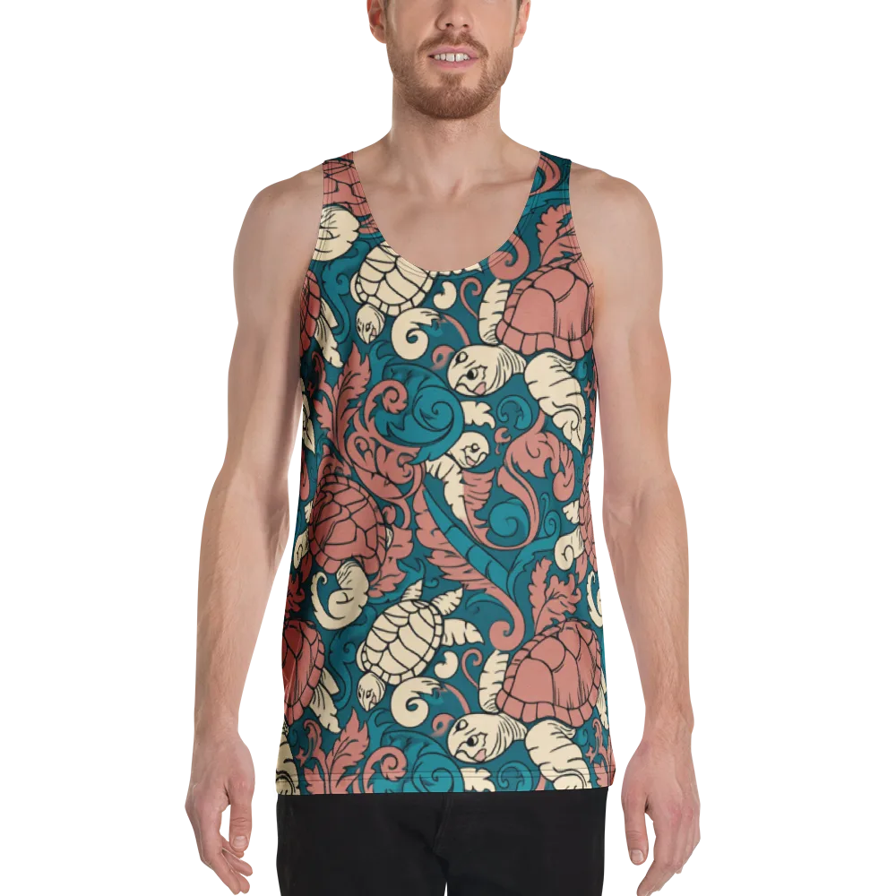 Tidal Baroque on Men's Tank Top — Front