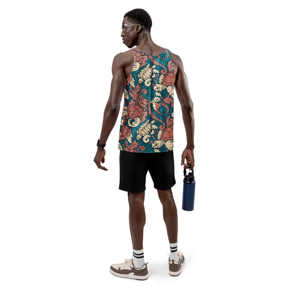 Tidal Baroque on Men's Tank Top — Back