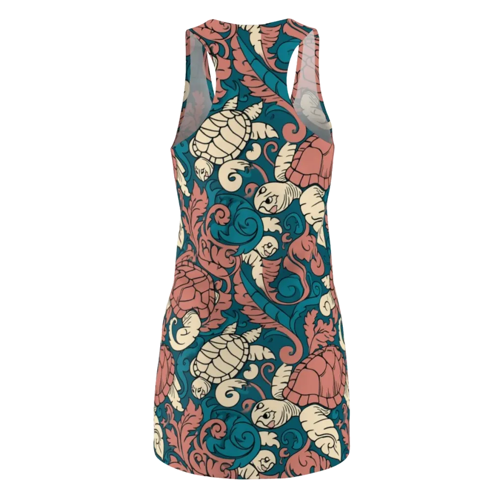 Tidal Baroque on Racerback Dress — Back