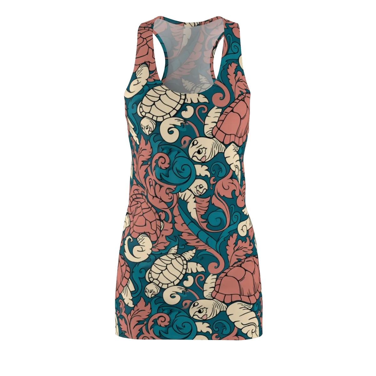 Tidal Baroque on Racerback Dress — Front
