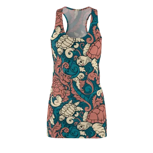 Tidal Baroque on a Racerback Dress