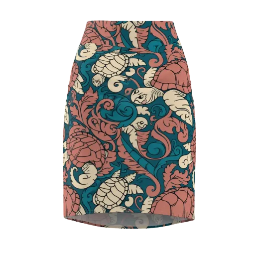 Tidal Baroque on a Pencil Skirt