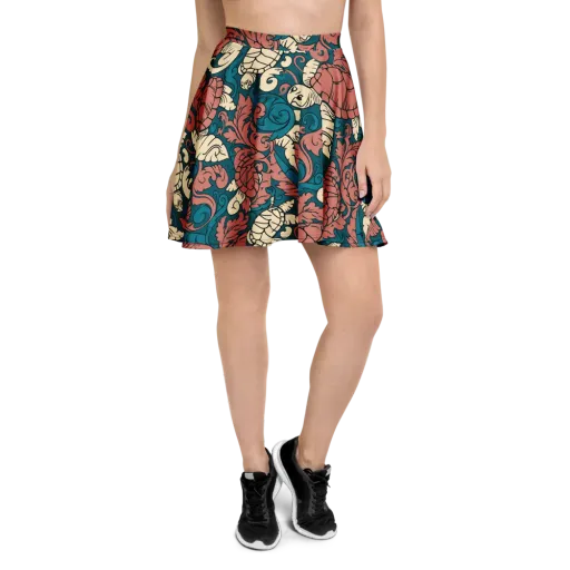 Tidal Baroque on a Skater Skirt