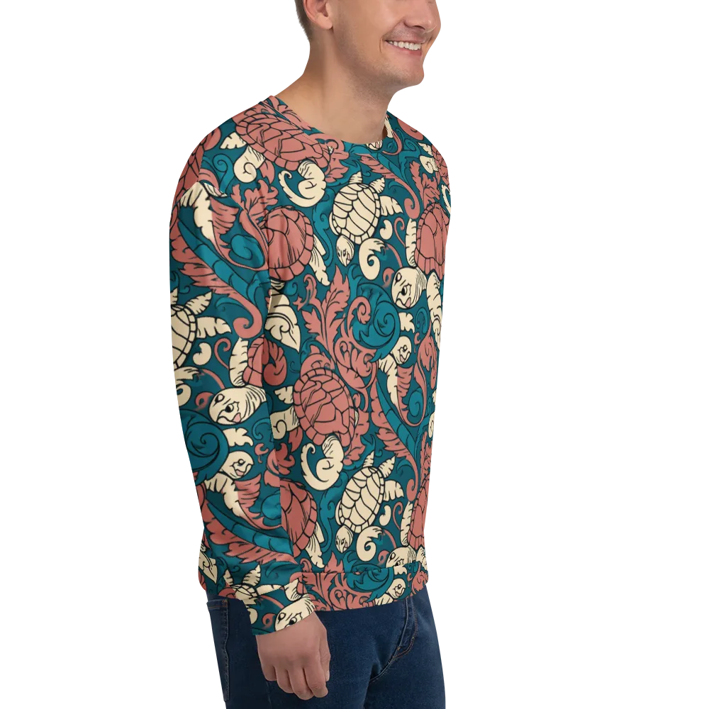 Tidal Baroque on Sweatshirt — Right Front
