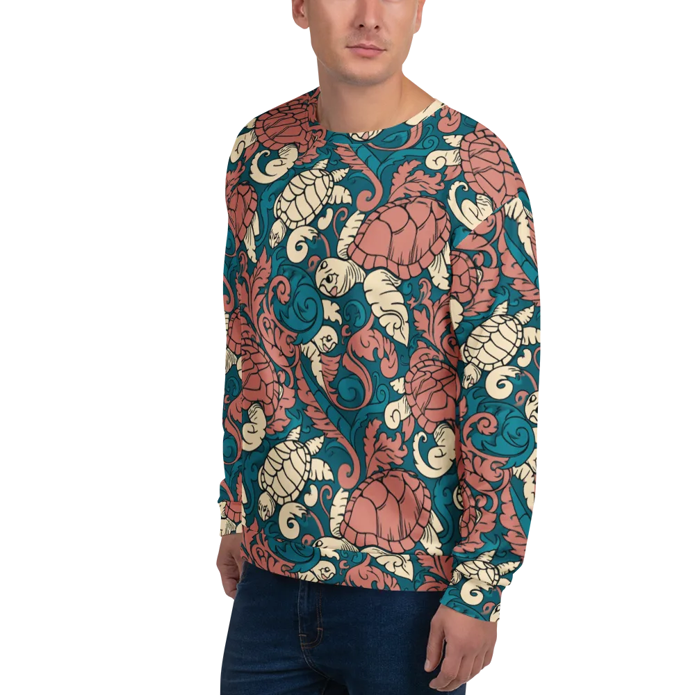 Tidal Baroque on Sweatshirt — Left Front