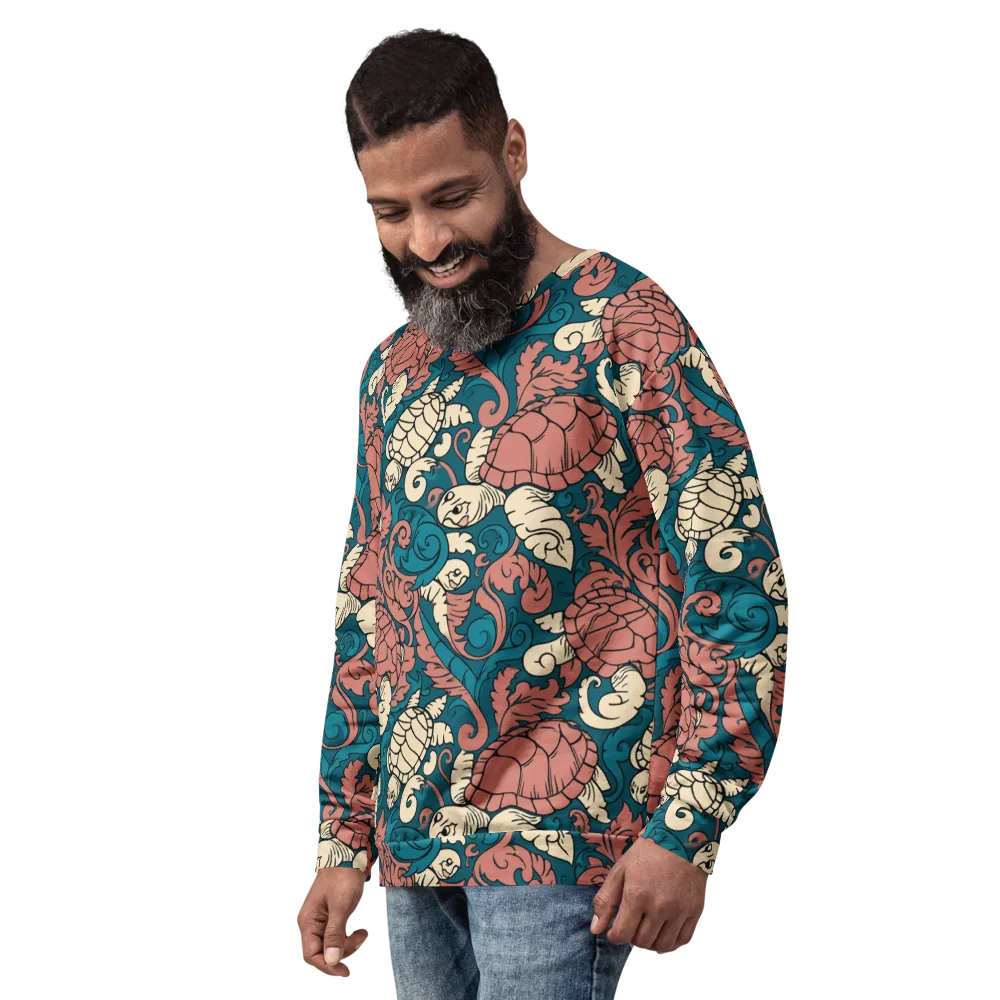 Tidal Baroque on Sweatshirt — Left Front