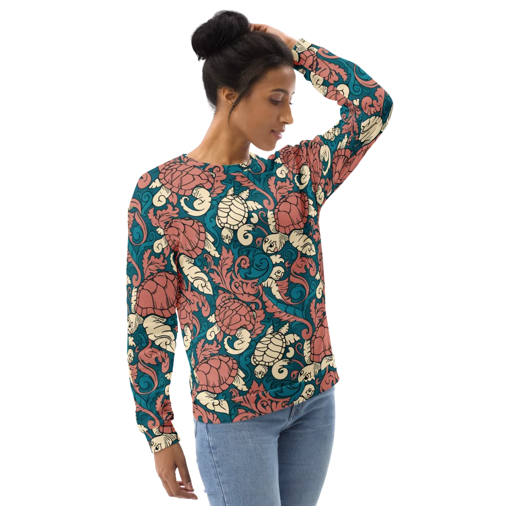 Tidal Baroque on Sweatshirt — Right Front