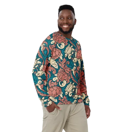 Tidal Baroque on a Sweatshirt