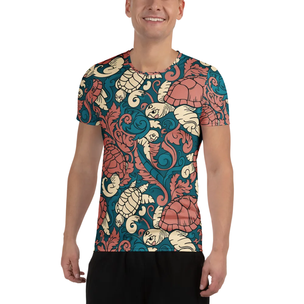 Tidal Baroque on Men's Athletic T-Shirt — Front