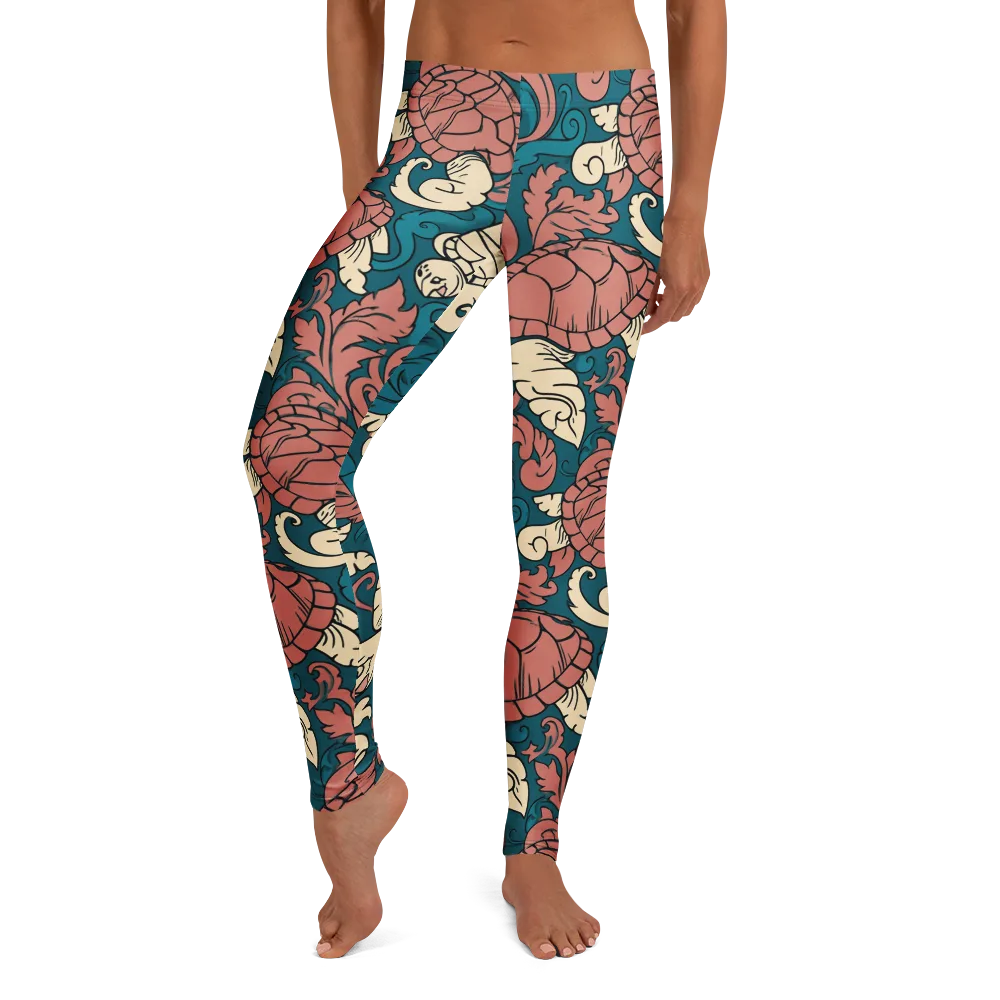 Tidal Baroque on Leggings — Front