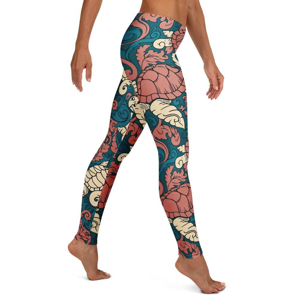 Tidal Baroque on Leggings — Right