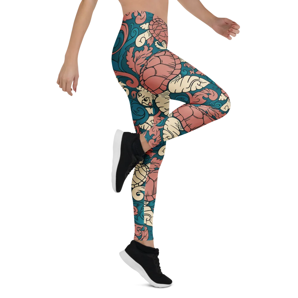 Tidal Baroque on Leggings — Right