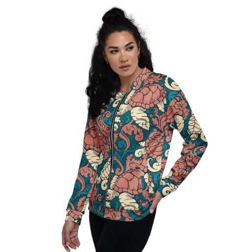 Tidal Baroque on a Bomber Jacket