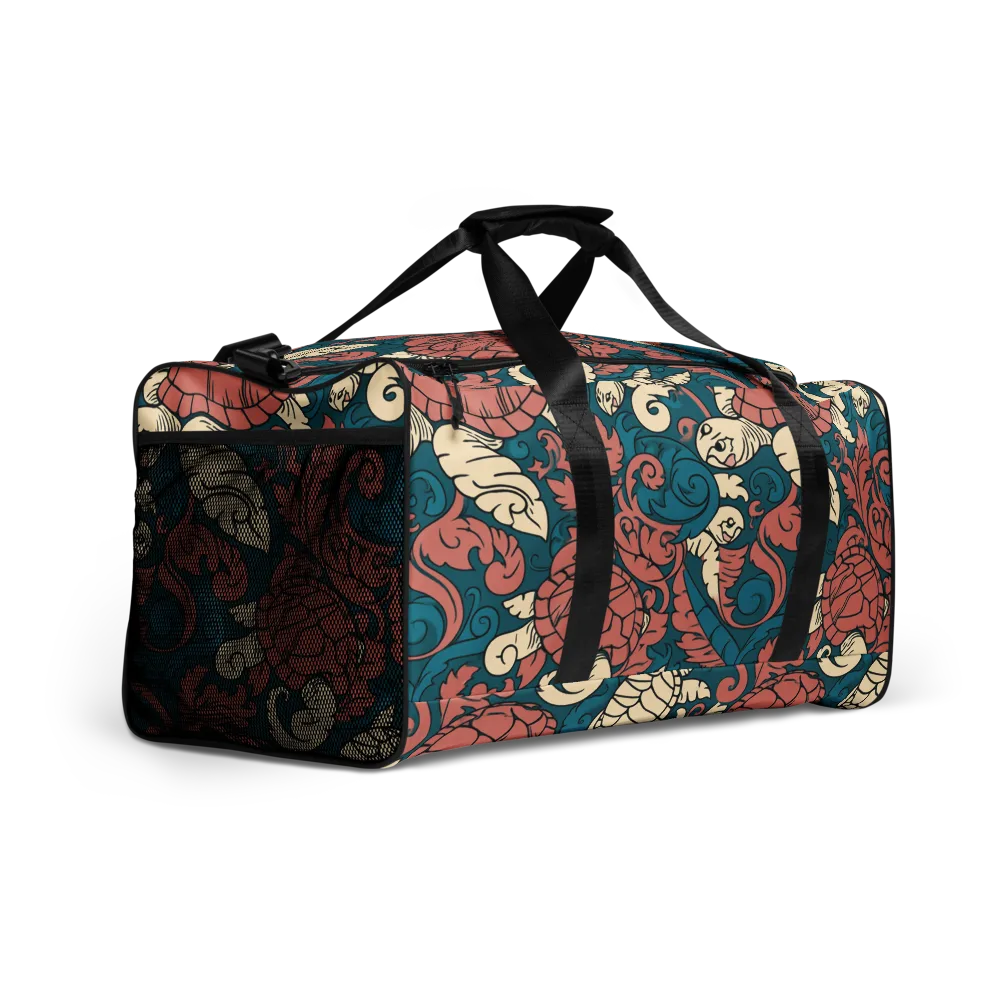 Tidal Baroque on Duffle Bag — Right Front