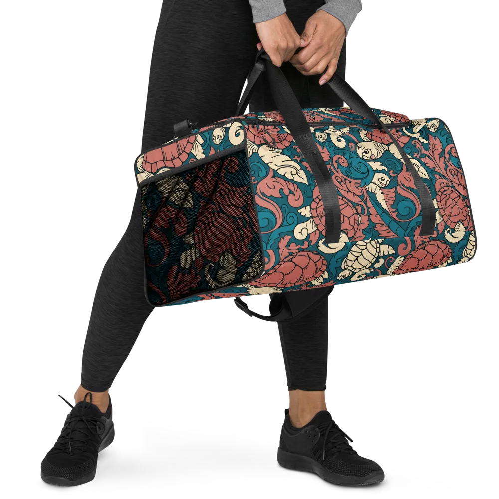 Tidal Baroque on Duffle Bag — Right Front