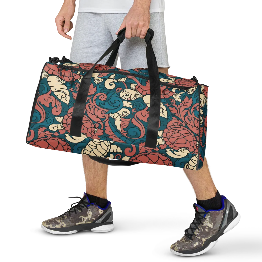 Tidal Baroque on Duffle Bag — Front