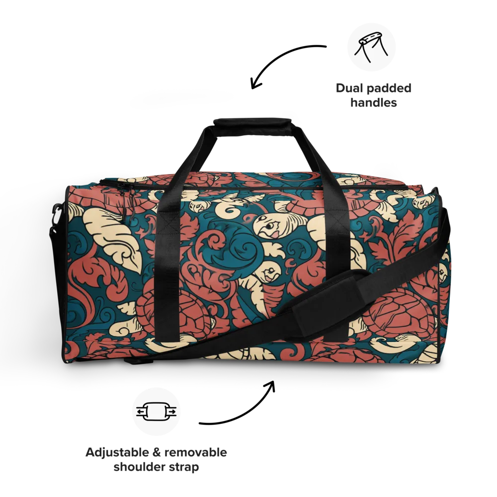 Tidal Baroque on Duffle Bag — Front