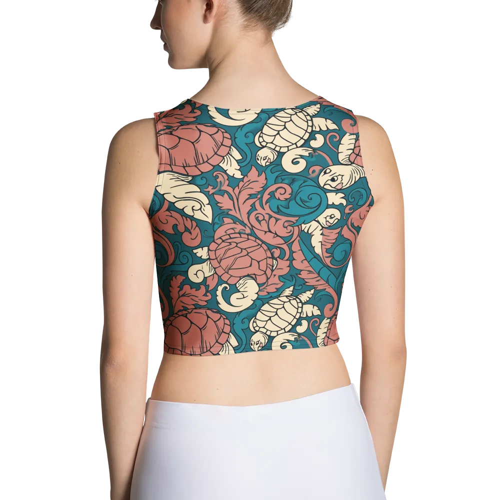 Tidal Baroque on Crop Top — Back