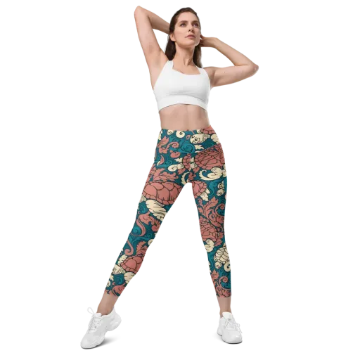 Tidal Baroque on a Leggings with Pockets