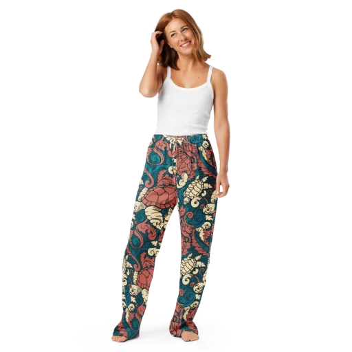 Tidal Baroque on a Women's Pajama Pants