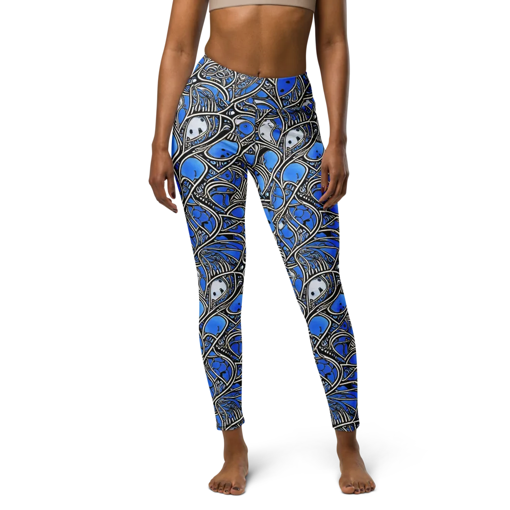 Inkfish Rhapsody on Yoga Leggings — Front