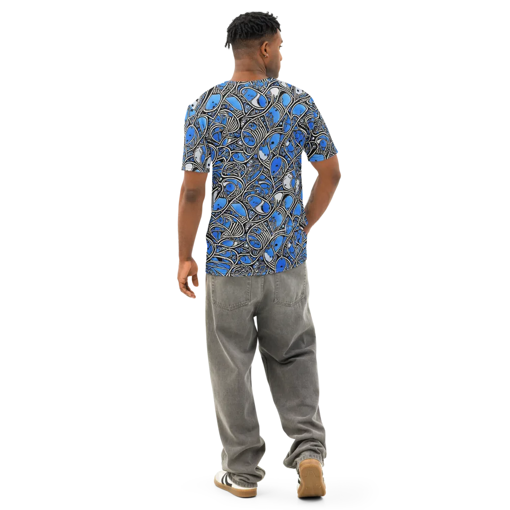 Inkfish Rhapsody on Men's Cotton Crew Neck T-Shirt — Back
