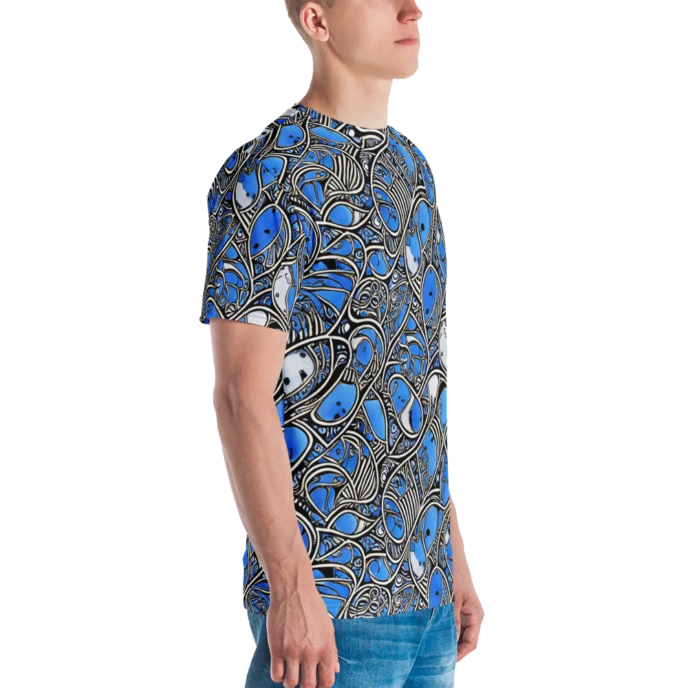 Inkfish Rhapsody on Men's Crew Neck T-Shirt — Right