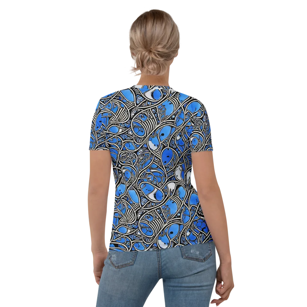 Inkfish Rhapsody on Women's Crew Neck T-Shirt — Back
