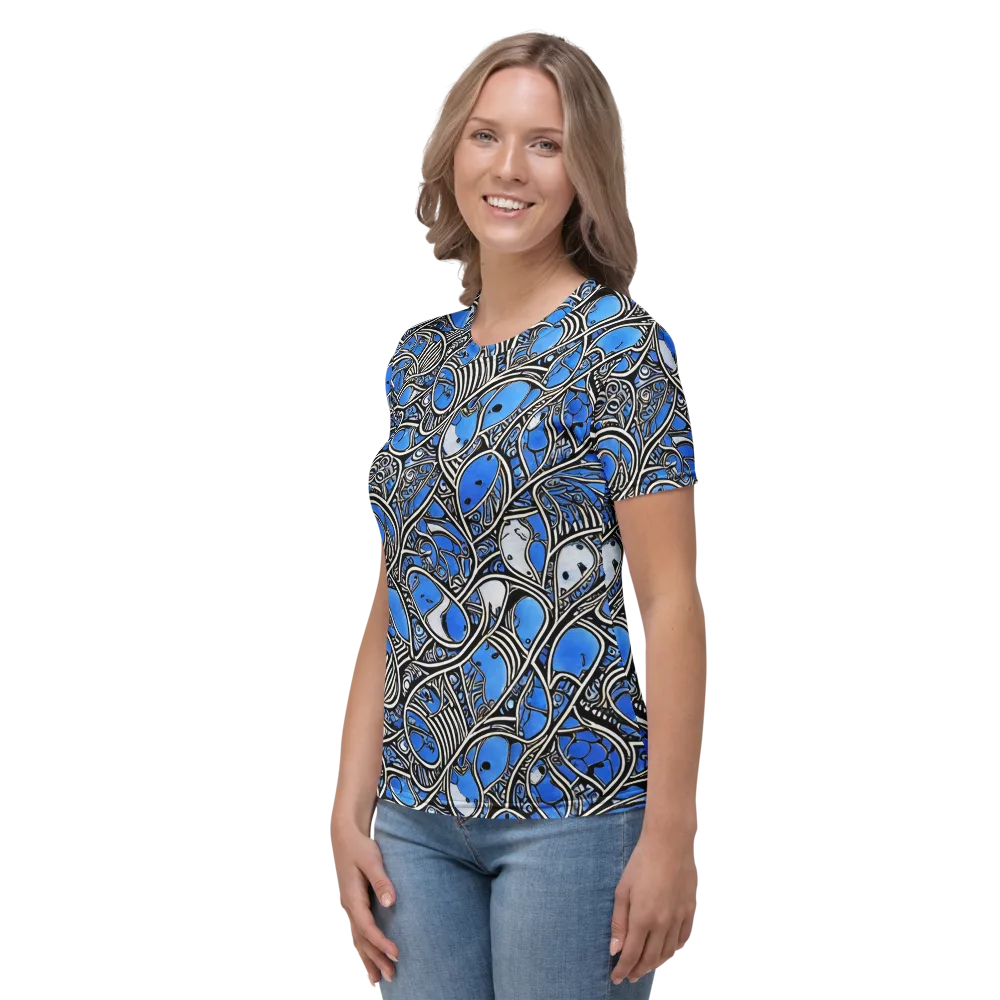 Inkfish Rhapsody on Women's Crew Neck T-Shirt — Left