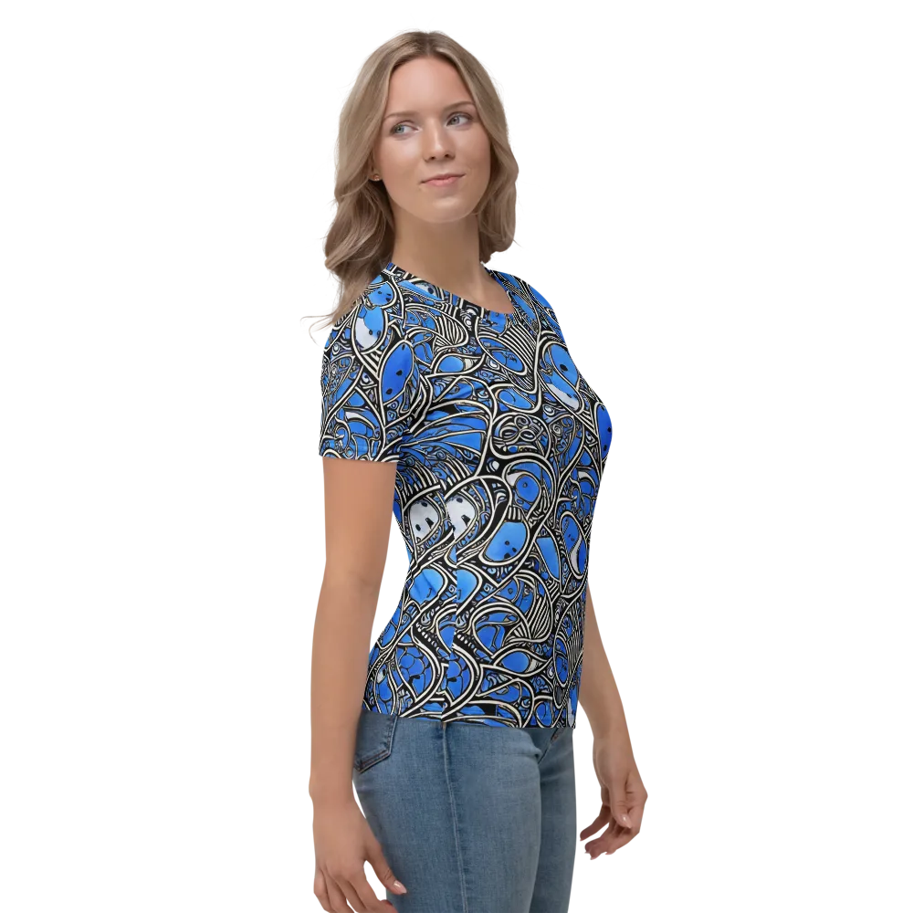 Inkfish Rhapsody on Women's Crew Neck T-Shirt — Right